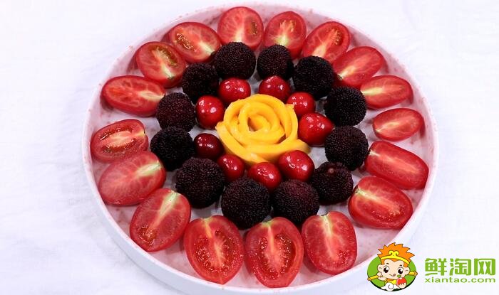 太陽(yáng)花水果拼盤的做法