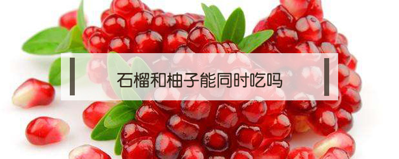 石榴和柚子能同時(shí)吃嗎